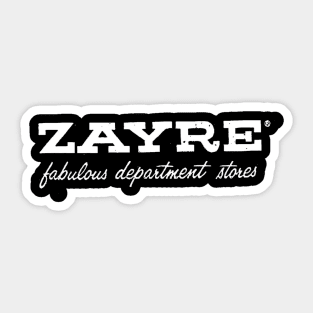 Zayre Department Retro Vintage Zayre's Classic Sticker